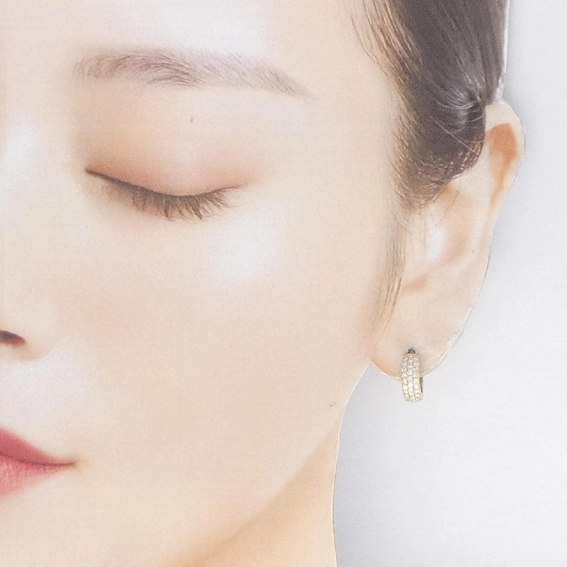 K18YG Bông tai kim cương 0.66CT - Hàng hiệu Chính hãng 866216