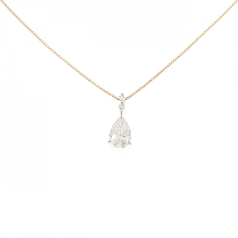 K18PG Dây chuyền kim cương 0.905CT - Hàng hiệu Chính hãng 857334