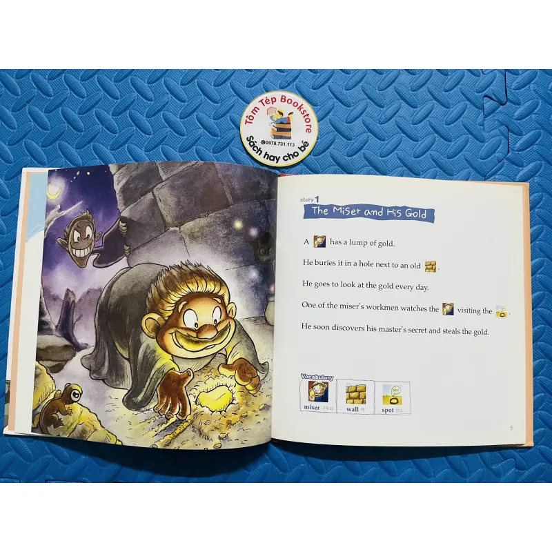 set truyện Gitan English Stories Easop Fables  789342