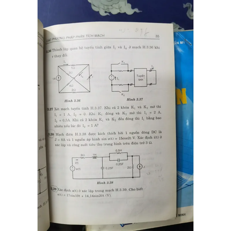 [Sách kỹ thuật điện xưa] Bài tập mạch điện phần 1+2 - Phạm Thị Cư  1005954