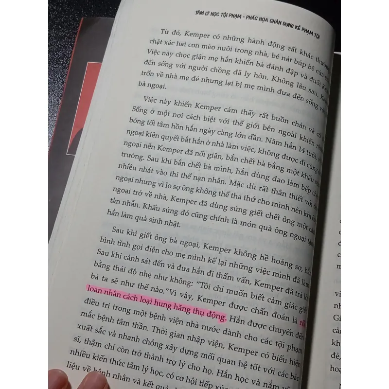 Sách Tâm lý học tội phạm - phác họa chân dung kẻ phạm tội - Diệp Hồng Vũ 754219