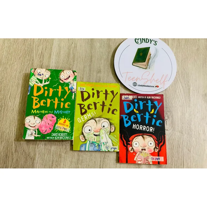 [Sách tiếng Anh 2hand] Like new 90% - Set truyện siêu hài Dirty Bertie 673828