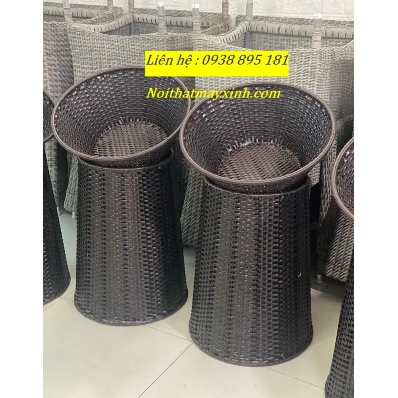 Giỏ mây trưng bày trái cây siêu thị cao 60 674842