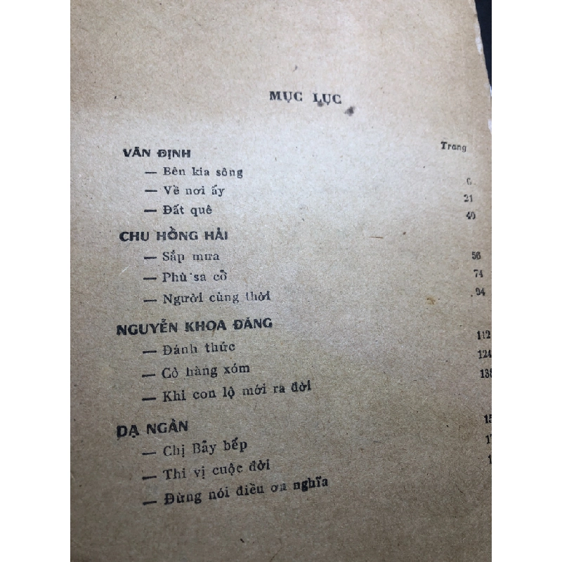 Về nới ấy 1986 mới 50% ố bẩn không có bìa Nhiều tác giả HPB0906 SÁCH VĂN HỌC 346010