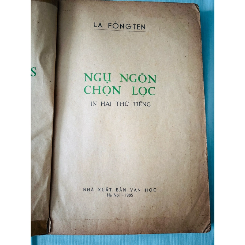 Ngụ ngôn chọn lọc La Fôngten - Fables Choisies 529148