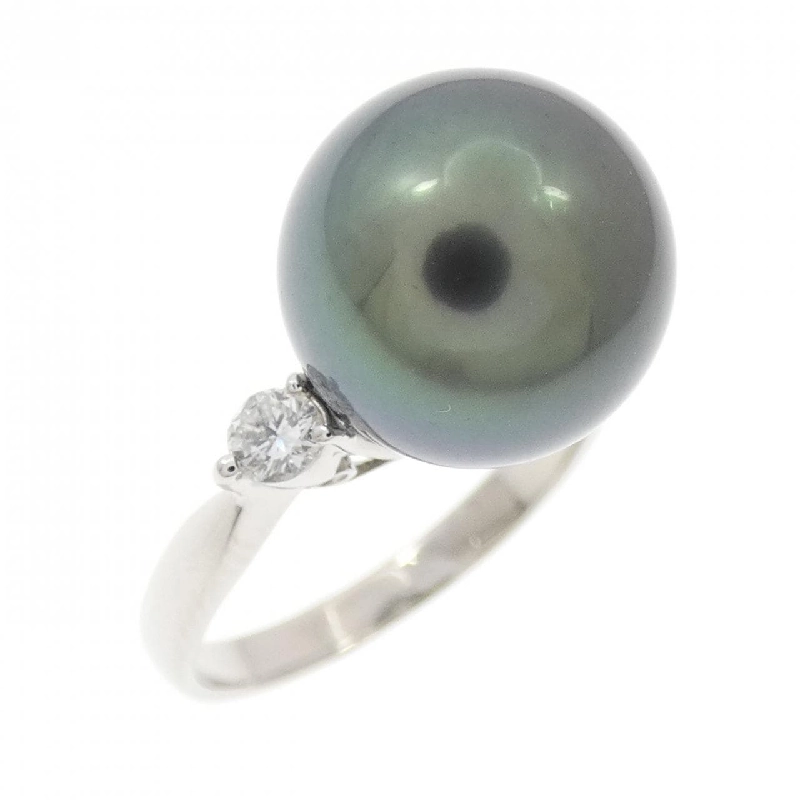 Nhẫn ngọc trai đen PT900 11mm 667384