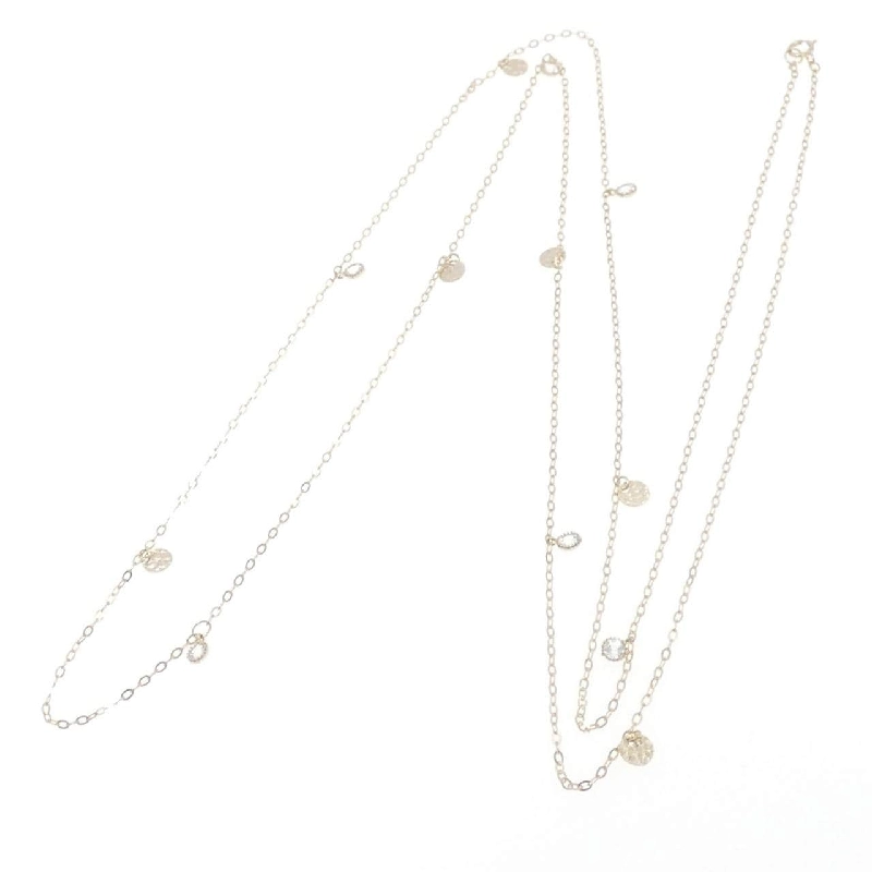 Dây chuyền Topaz trắng 750YG - Hàng hiệu Authentic 846219