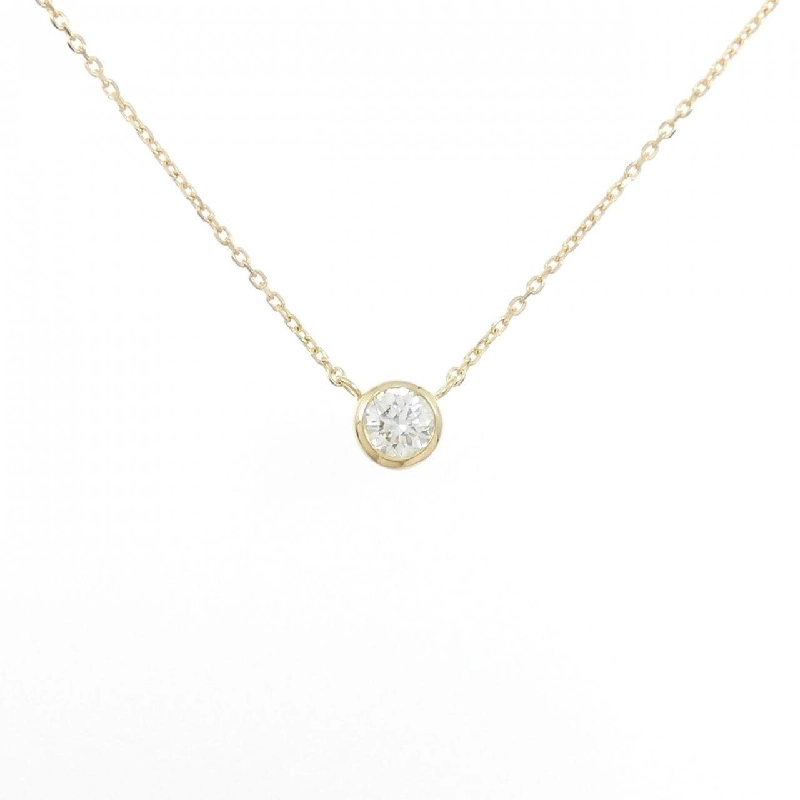 Dây chuyền kim cương K18YG 0.212CT G SI2 Tốt - Hàng hiệu Chính hãng 873316