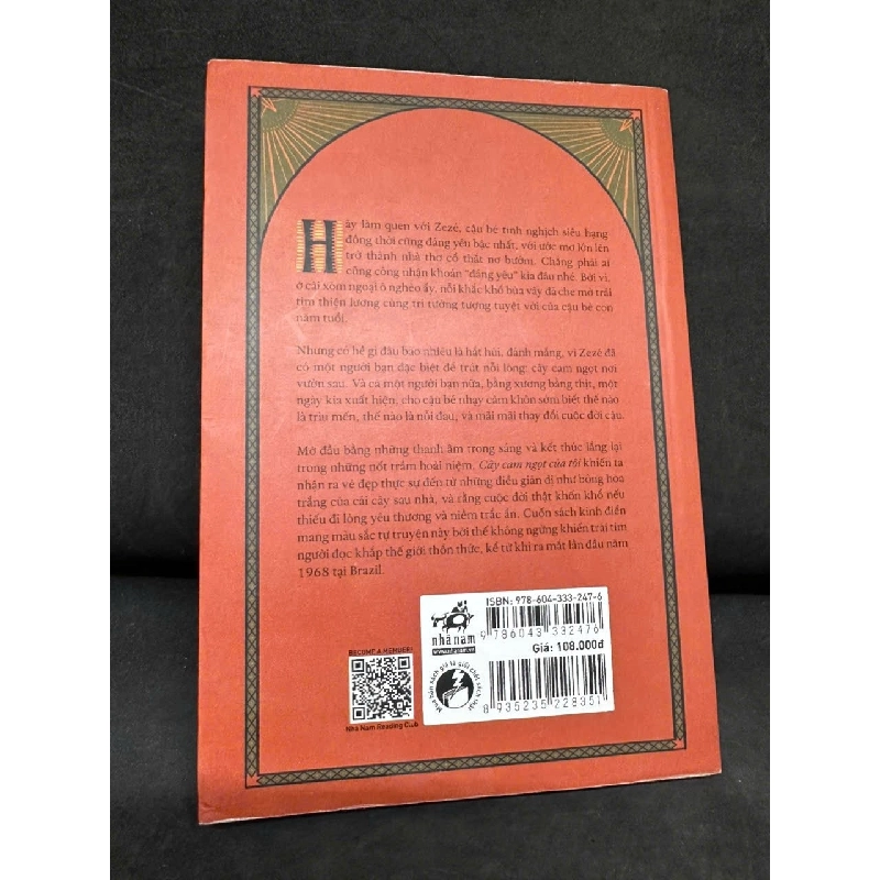 [Phiên Chợ Sách Cũ] Cây Cam Ngọt Của Tôi, 2021 - José Mauro De Vasconcelos H1108 SBM 919778