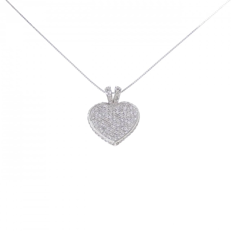 K18WG Dây chuyền kim cương 1.55CT - Hàng hiệu Chính hãng 860525