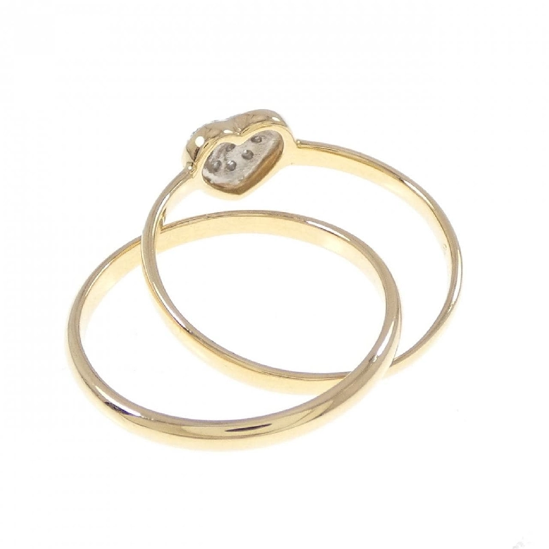 Nhẫn kim cương 750YG/PT900 0.05CT 668649