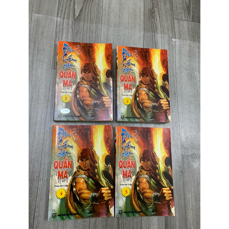 Đơn kiếm diệt quần ma. Bộ 4 tập. 4a2 538026