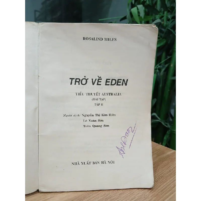Trở Về Eden 2 – Rosalind Miles 553514