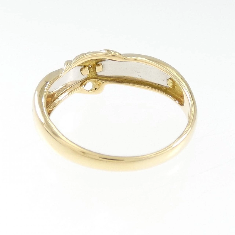 Nhẫn kim cương K18YG/PT900 0.02CT 671698