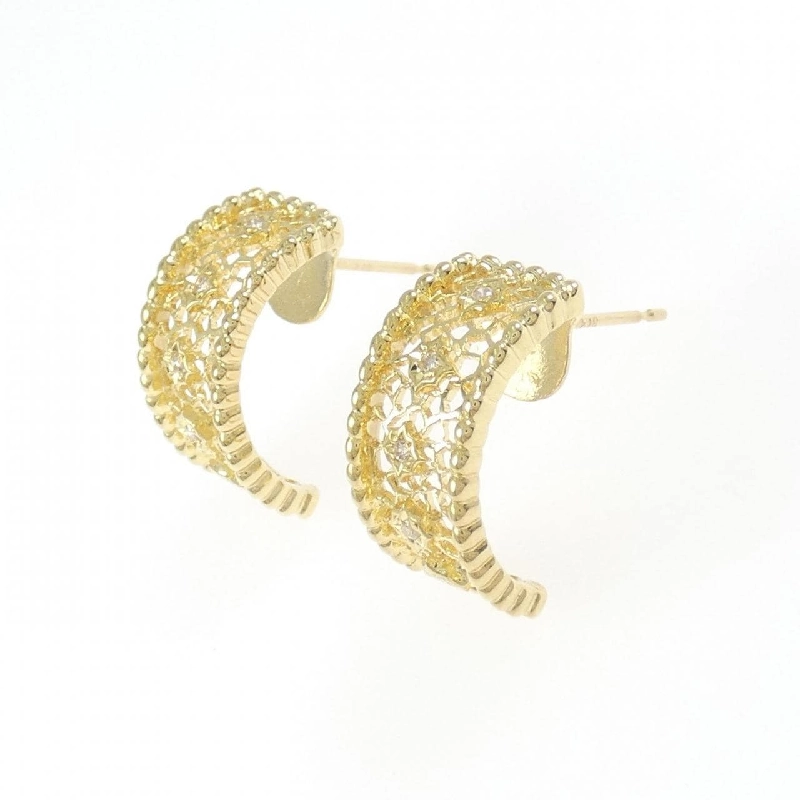 K18YG Bông tai kim cương 0.10CT - Hàng hiệu Chính hãng 862620