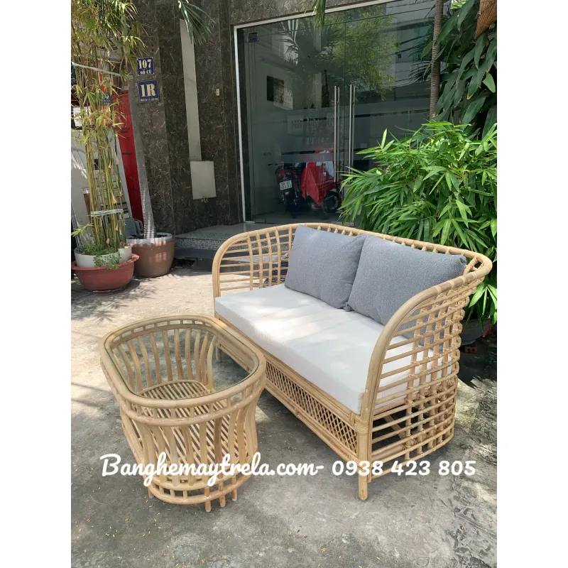 Bàn ghế mây tự nhiên 719069