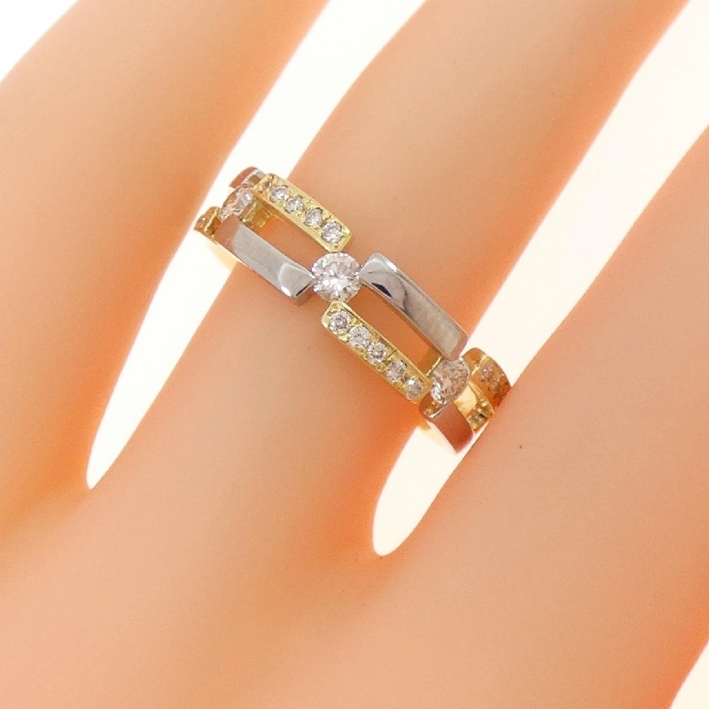 Nhẫn kim cương K18YG/PT900 0.36CT - Hàng hiệu Authentic 851392