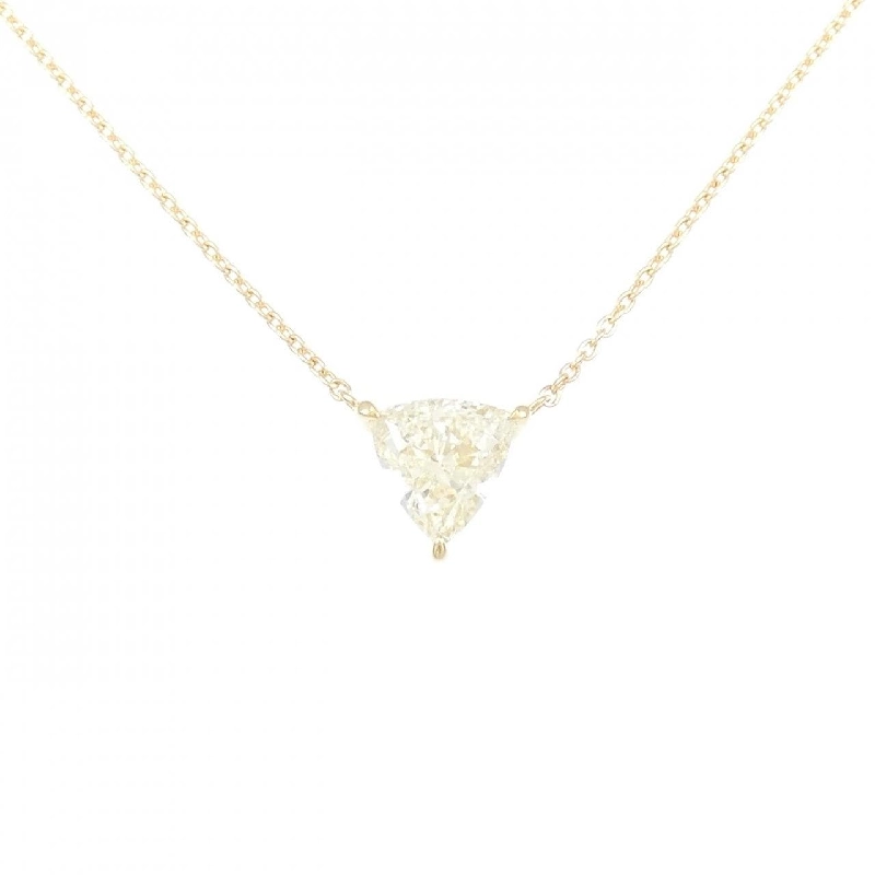 K18YG Dây chuyền kim cương 1.071CT VLY SI1 cắt hình fancy - Hàng hiệu Authentic 874986