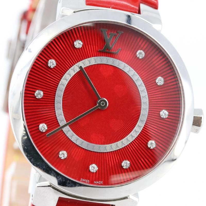 Louis Vuitton Tambour Slim 11P Q1G07 SS Quartz - Hàng hiệu Authentic 875883