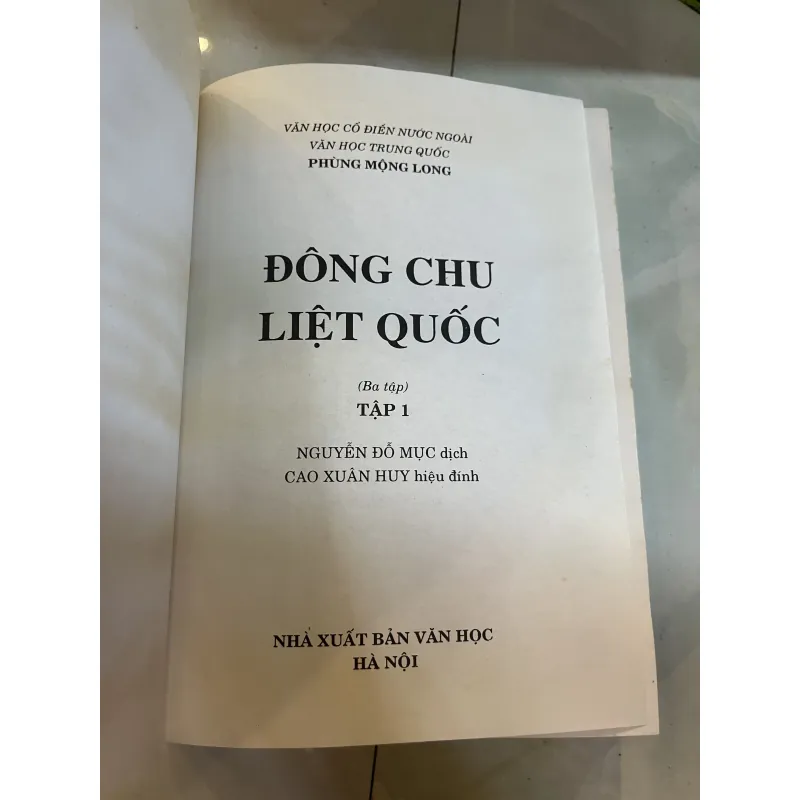 ĐÔNG CHU LIỆT QUỐC - NGUYỄN ĐỖ MỤC 797912