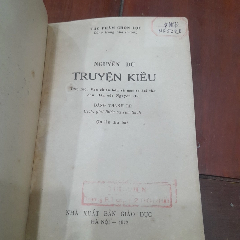TRUYỆN KIỀU (in năm 1972) 465811