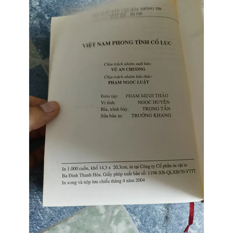 Việt Nam phong tình cổ lục - Vũ Ngọc Khánh 567987