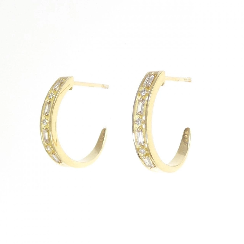 K18YG Bông tai kim cương 0.16CT - Hàng hiệu Chính hãng 872073