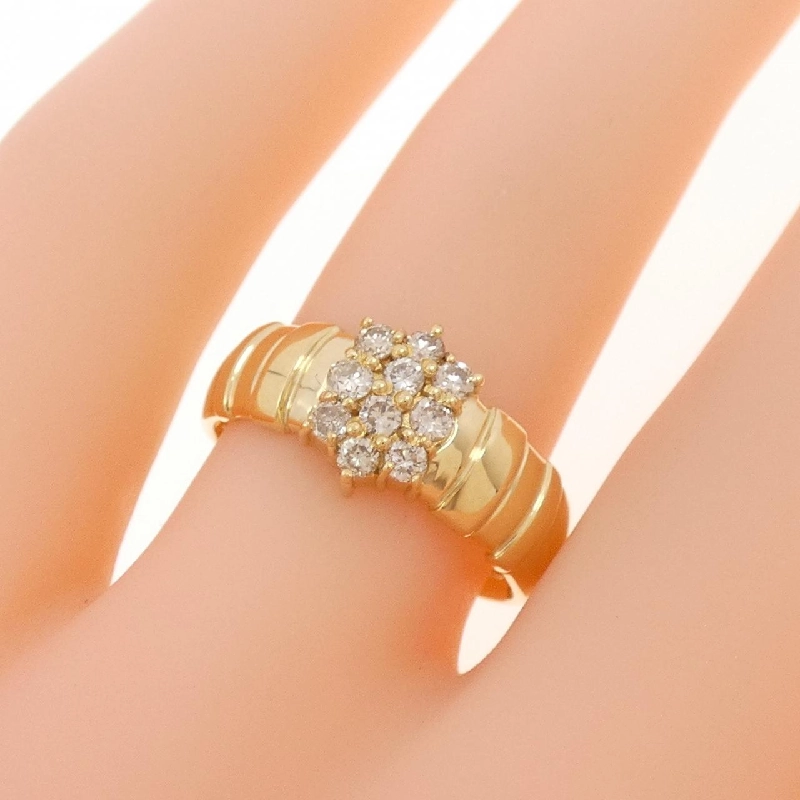 Nhẫn kim cương K18YG 0.30CT 667608