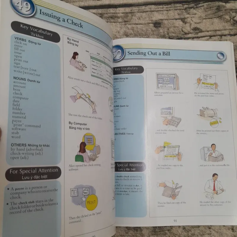 The English You Need For The Office. Sách học đàm thoại bằng tranh. Susan Dean... 749619