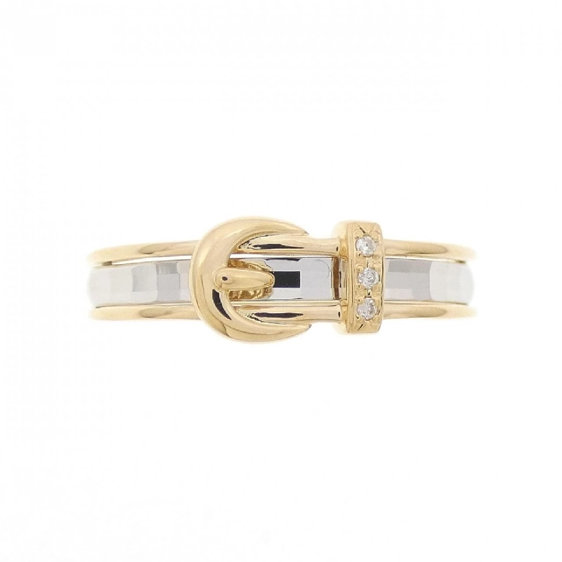 Nhẫn kim cương K18YG/PT900 666165