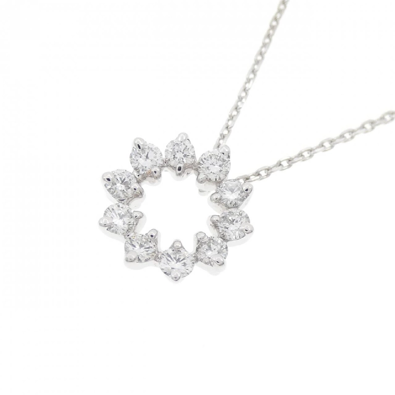 K18WG Dây chuyền kim cương 0.50CT - Hàng hiệu Chính hãng 859481