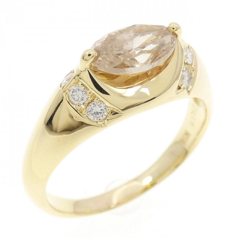 Nhẫn kim cương K18YG 1.003CT - Hàng hiệu chính hãng 846924