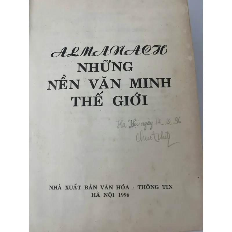 Almanach Những nền văn minh thế giới — Nhiều tác giả 1023782