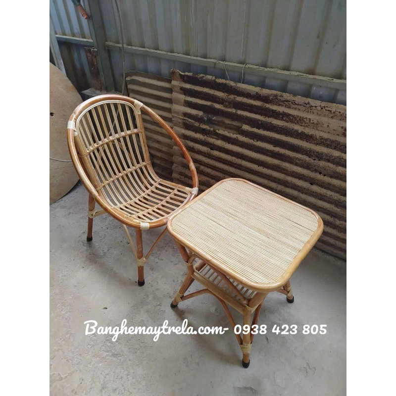 Bàn ghế sò mây ban công giá rẻ 524571