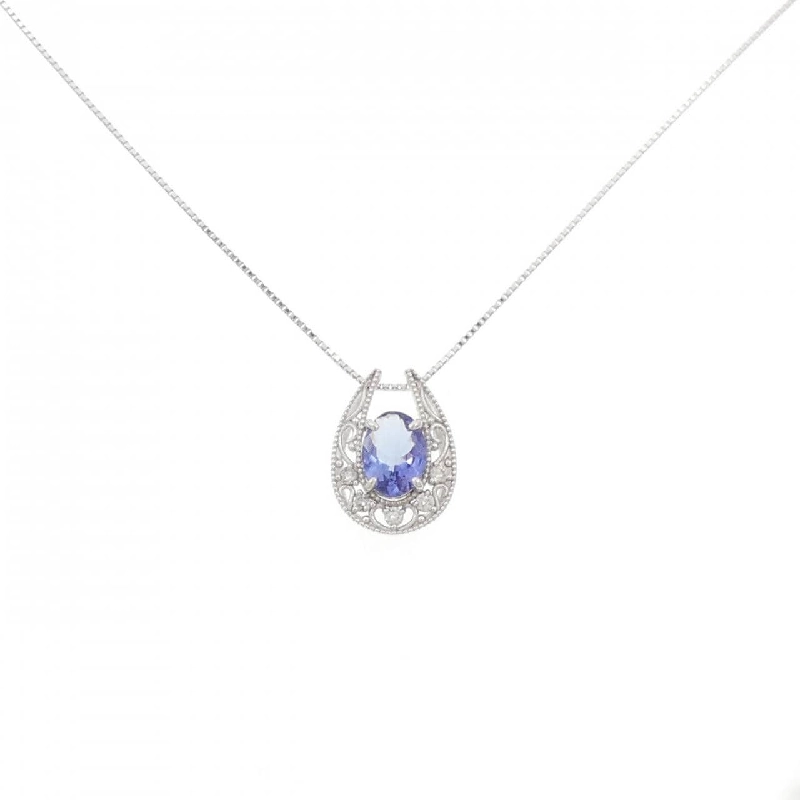 K18WG Đá Tanzanite Dây Chuyền 0.87CT - Hàng hiệu Chính hãng 859169