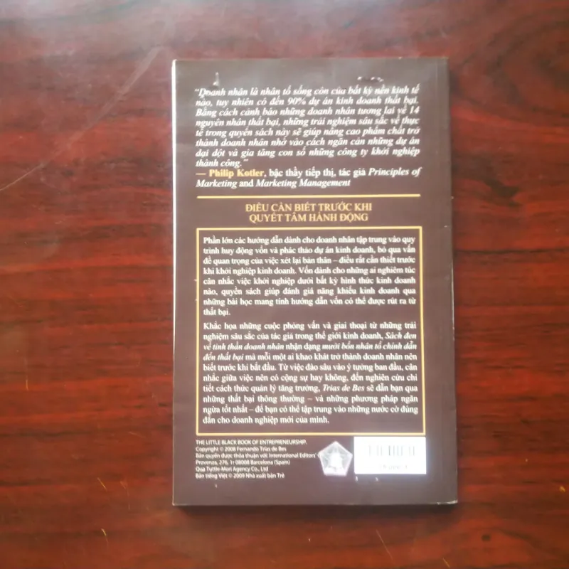 [Sách Kinh Doanh] Sách Đen Về Tinh Thần Doanh Nhân (Fernando Trias De Bes) 992331