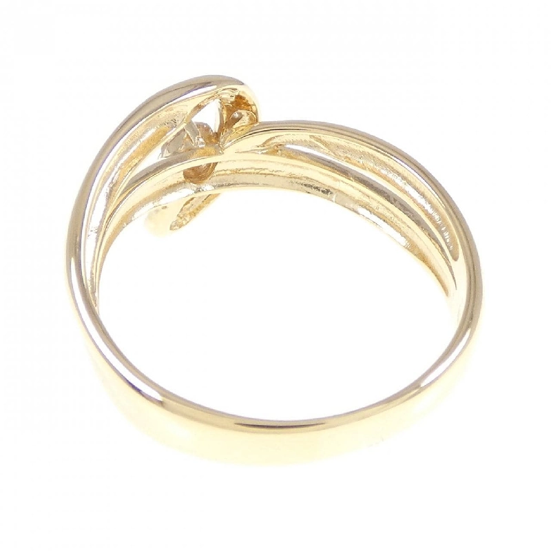 Nhẫn kim cương K18YG 0.12CT 670886