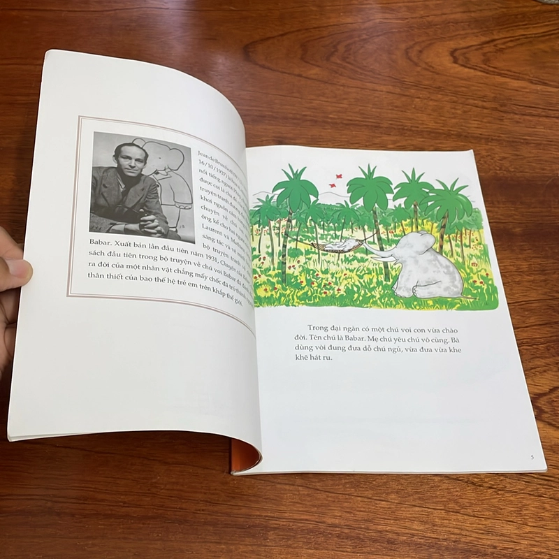II Sách Thiếu Nhi: Chuyện Của BaBar _ Chú Voi Con - JEAN DE BRUNHOFF - 2014 497679