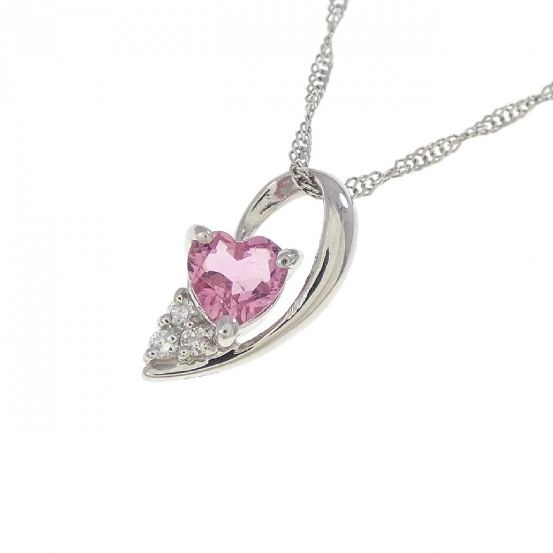 Dây chuyền Tourmaline hình trái tim PT900/PT850 - Hàng hiệu Authentic 856817