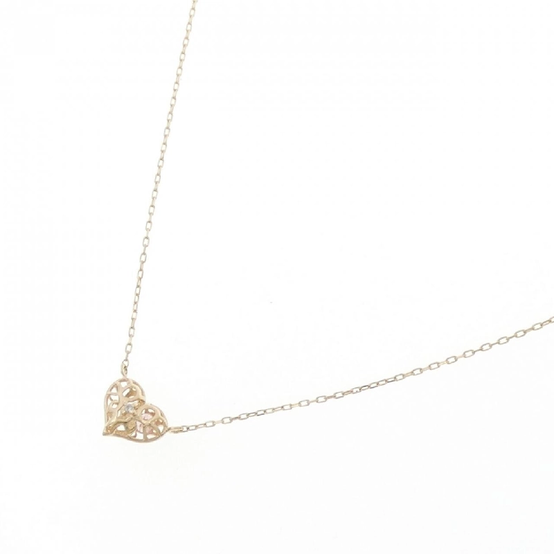 K10YG Heart Tourmaline Necklace - Hàng hiệu Authentic 863572