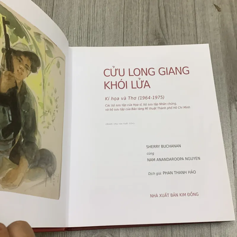 Cửu long giang khói lửa. Kí hoạ và thơ. 8a1 1009842