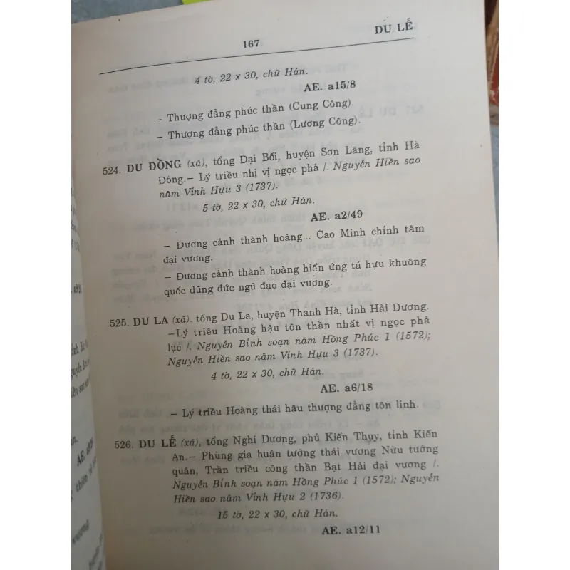 BẢNG TRA THẦN TÍCH THEO ĐỊA DANH LÀNG XÃ - NGUYỄN THỊ PHƯỢNG chủ biên 755702