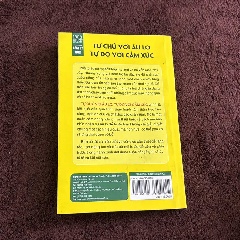 Tự Chủ Với Âu Lo, Tự Do Với Cảm Xúc - Judson Brewer, MD, PHD 596605