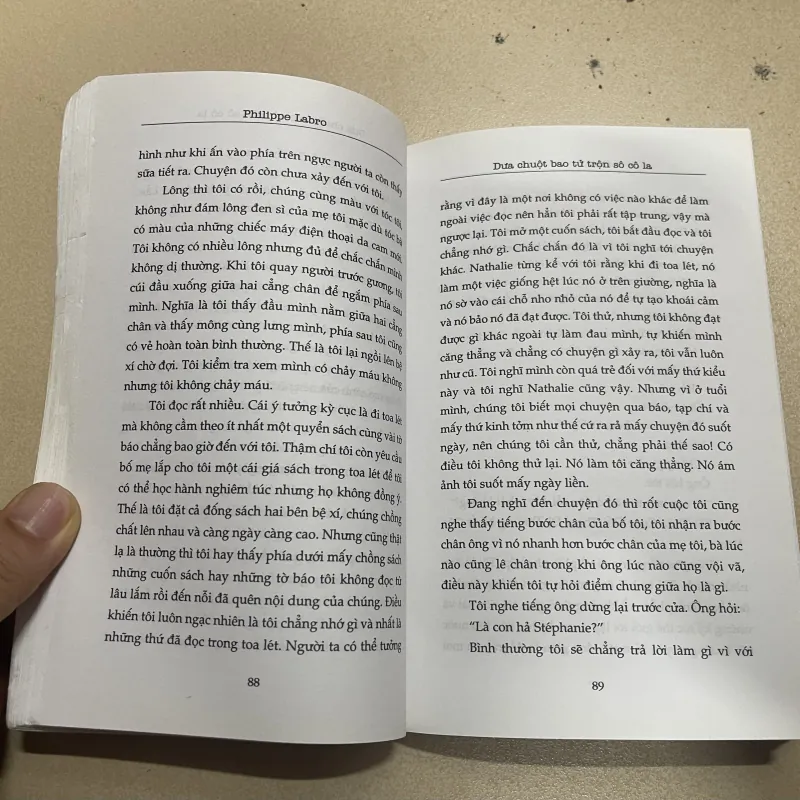 Dưa chuột bao tử trộn socola - Philippe Labro (c47) 927427