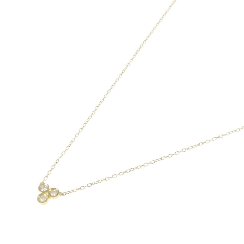 Dây chuyền kim cương K18YG 0.10CT - Hàng hiệu Chính hãng 865202