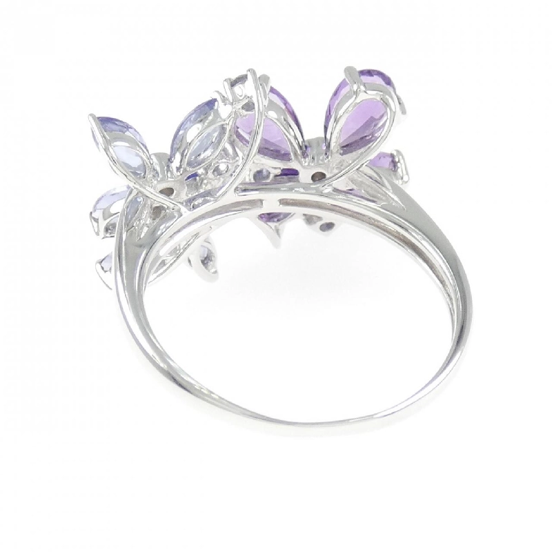 Nhẫn đá màu K18WG - Hàng hiệu Authentic 848946