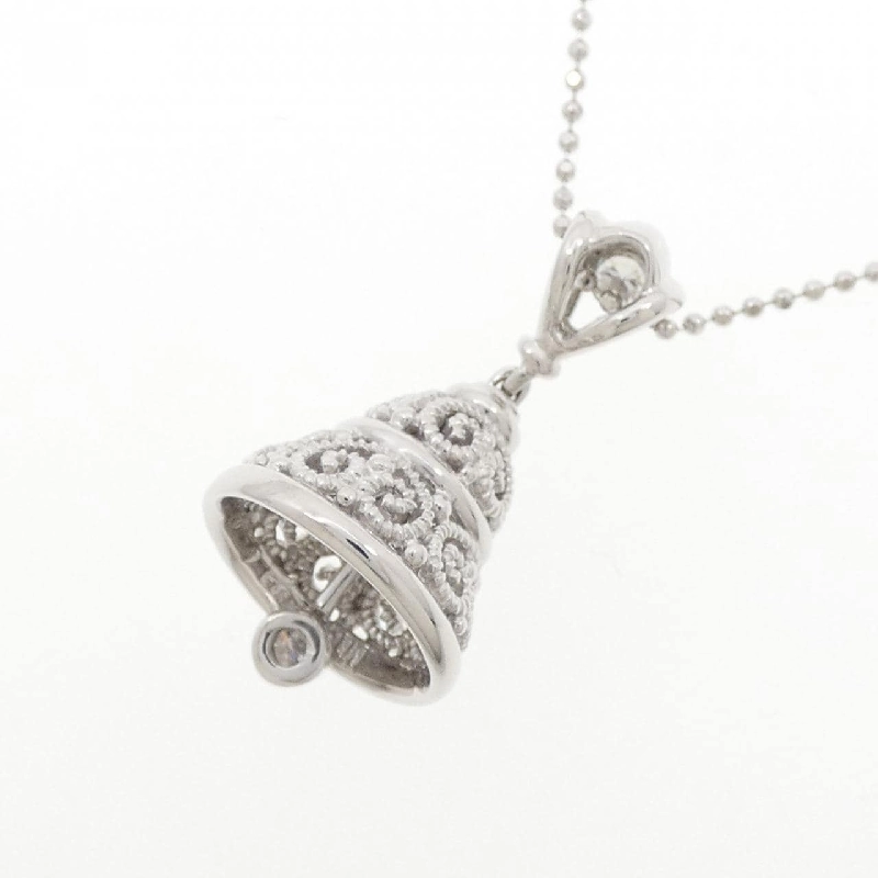 K18WG/750WG Dây chuyền kim cương - Hàng hiệu Authentic 860542