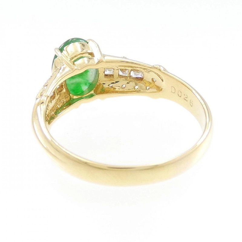 Nhẫn Ngọc Bích K18YG 1.15CT 666879