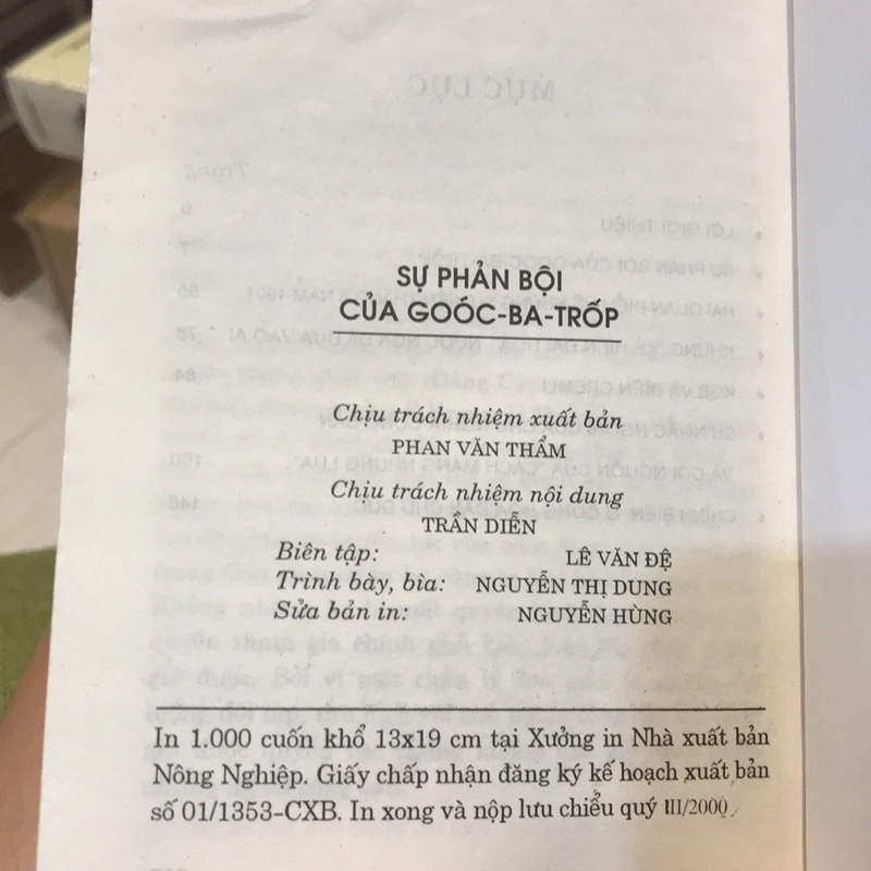 SỰ PHẢN BỘI CỦA GOOC-BA-TRỐP 525329