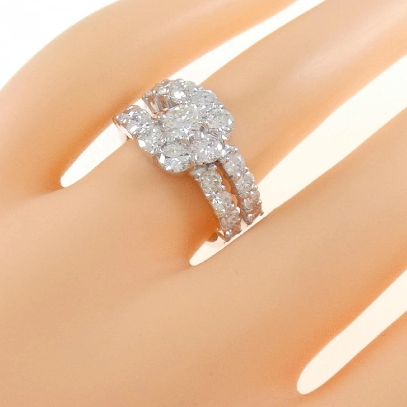 Nhẫn kim cương K18WG 0.33CT 669828